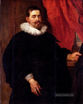  Paul Malerei - Peter Paul Porträt von einem Mann Wahrscheinlich Peter Van Hecke Barock Peter Paul Rubens